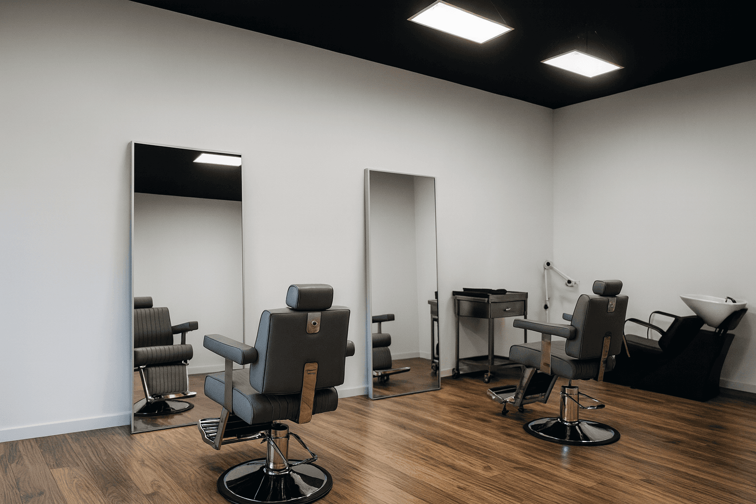UNIQ Barbershop Interior